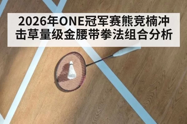 2026年ONE冠军赛熊竞楠冲击草量级金腰带拳法组合分析